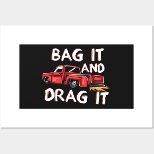 MINI TRUCK DRAGGING: Bag It Drag It Posters and Art